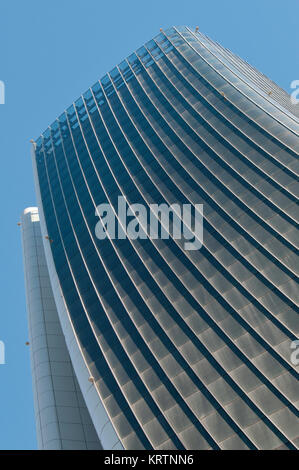 L audace forma della nuova torre Generali a Milano (Italia) Foto Stock