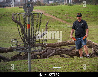 Disc Golf Foto Stock