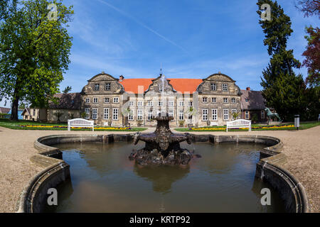 Landschaftspark piccolo castello blankenburg harz Foto Stock