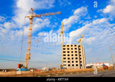 La costruzione di una nuova casa Foto Stock