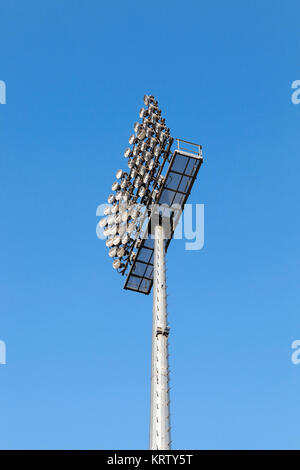 L'illuminazione dello stadio Foto Stock