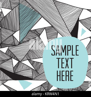 Moderno sfondo strutturale di geometrica pattern triangolare Foto Stock