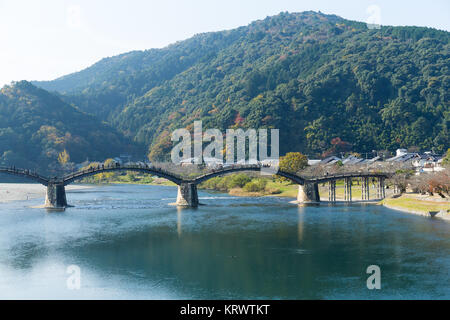 Ponte Kintai in Giappone Foto Stock