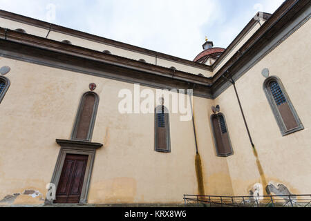Le pareti della Basilica di Santo Spirito a Firenze Foto Stock