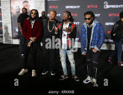 Los Angeles, California, USA. Xiii Dec, 2017. 13 Dicembre 2017 - Los Angeles, California - Xzibit e, Quavo, Offset, decollo di Migos. ''Luminoso'' Los Angeles Premiere detenute al Regency Village Theatre. Credito foto: F. Sadou/AdMedia Credito: F. Sadou/AdMedia/ZUMA filo/Alamy Live News Foto Stock