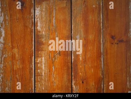 Rosso bruno di tavole di legno come sfondo vintage Foto Stock