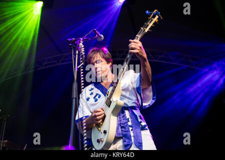 La Australian ABBA-gruppo parady Björn effettua nuovamente un concerto dal vivo durante il norvegese festival musis su Oslo 2017 a Oslo. Norvegia, 22/06 2017. Foto Stock