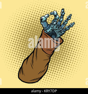 Okay gesto mano robot Foto Stock