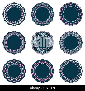 Contrassegni dell'annata Foto Stock