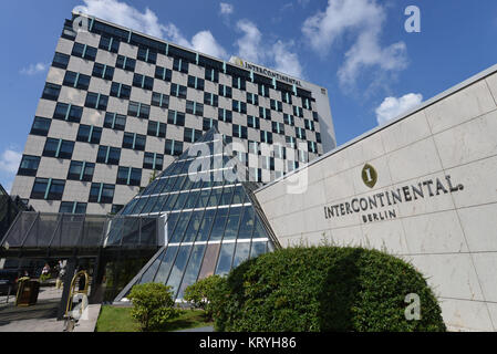 Hotel di Intercontinental Budapest street, lo zoo di Berlino, Germania, Hotel Intercontinental, Budapester Strasse, il Tiergarten, Deutschland Foto Stock