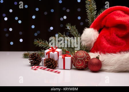 Natale e Anno Nuovo sfondo. Foto Stock