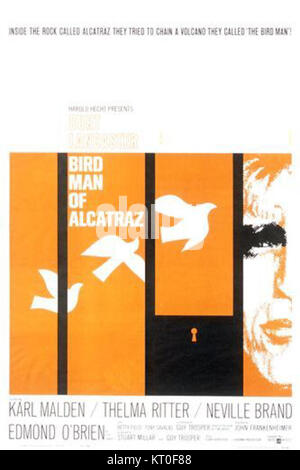 Un riferimento al film del 1962 "Birdman of Alcatraz", con Burt Lancaster, basato sulla vita di Robert Stroud, un famoso prigioniero ed esperto di uccelli. Foto Stock