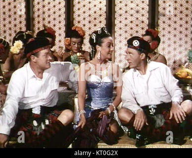 Bob Hope Dorothy Lamour e Bing Crosby in strada per Bali Foto Stock