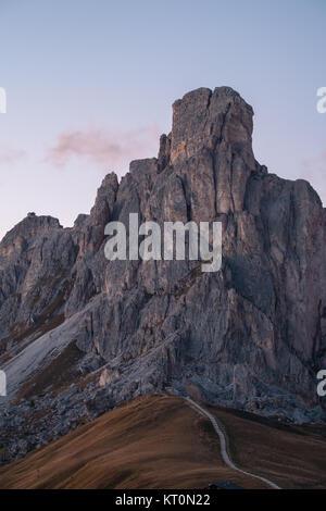 La Gusela montagna, Passo Giau, Dolomiti Foto Stock