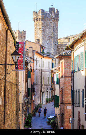 Montalcino, Toscana, Italia Foto Stock