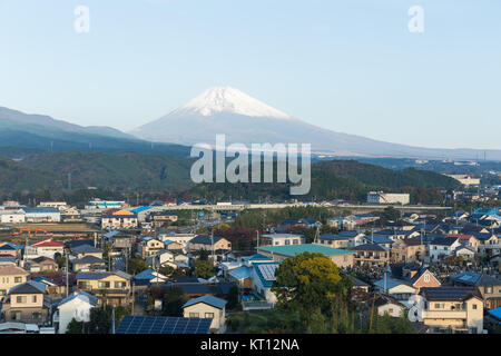 Monte Fuji nella città di Shizuoka Foto Stock