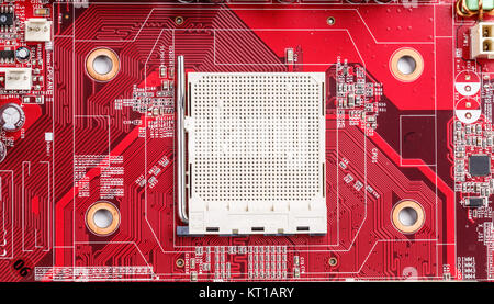 Moderno e scheda a circuito stampato Foto Stock