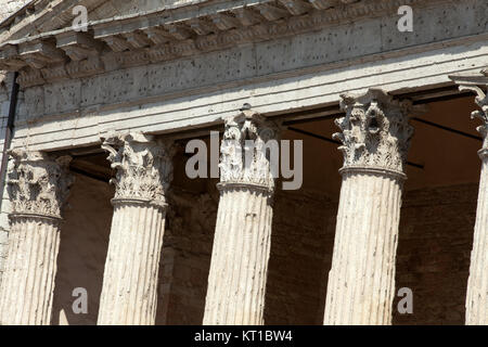 Assisi - Tempio di Minerva convertito in Santa Maria sopra Minerva Chiesa Foto Stock