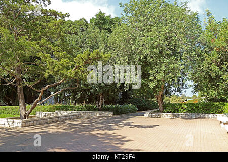 Parco Ramat Hanadiv, Memorial Gardens del barone Edmond de Rothschild, Zichron Yaakov, Israele Foto Stock