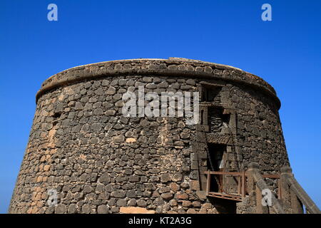 Toston castello torre a El Cotillo. Fuerteventura. Isole Canarie. Spagna Foto Stock