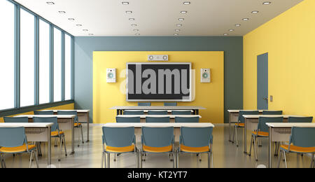 Contemporaneo aula vuota Foto Stock