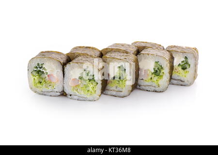 Sushi Kyoto su sfondo bianco Foto Stock