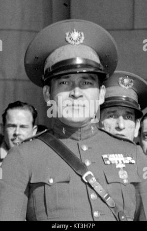 Fulgencio Batista, che governò Cuba in varie vesti, è qui raffigurato nel 1938. In quel periodo, era un leader militare, diventando poi il dittatore di Cuba, plasmando la storia della nazione durante il XX secolo. Foto Stock