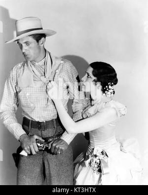 Gary Cooper e Maria Brian in Il Virginian 1929 Foto Stock