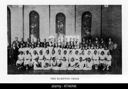 Maud Cuney Hare era un influente educatore musicale afroamericano, compositore e direttore del coro. L'Hampton Choir, diretto da Hare, divenne noto per le sue potenti esibizioni e contributi alla cultura musicale afroamericana all'inizio del XX secolo. Foto Stock