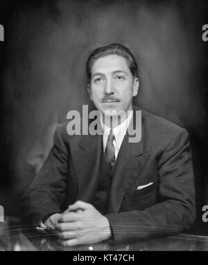 Miguel Aleman è stato un politico messicano, presidente del Messico dal 1946 al 1952. Il suo mandato segnò un periodo di industrializzazione e sviluppo economico in Messico. Foto Stock