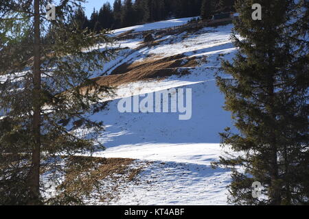 Tirolo orientale,winkeltal,villgrater montagne,l'inverno,neve, ghiaccio,hochalmspitze,valley Foto Stock