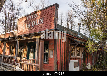 Il centro storico di Pozo Saloon, nella città di Pozo, è stato a San Luis Obispo County landmark dal 1858. È anche uno dei migliori e più autentica Foto Stock