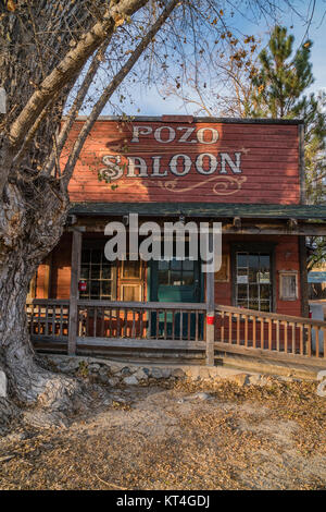 Il centro storico di Pozo Saloon, nella città di Pozo, è stato a San Luis Obispo County landmark dal 1858. È anche uno dei migliori e più autentica Foto Stock