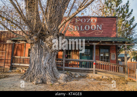 Il centro storico di Pozo Saloon, nella città di Pozo, è stato a San Luis Obispo County landmark dal 1858. È anche uno dei migliori e più autentica Foto Stock