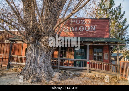 Il centro storico di Pozo Saloon, nella città di Pozo, è stato a San Luis Obispo County landmark dal 1858. È anche uno dei migliori e più autentica Foto Stock