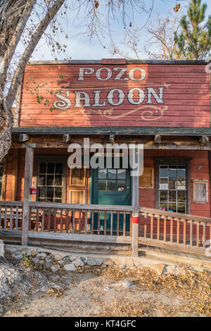 Il centro storico di Pozo Saloon, nella città di Pozo, è stato a San Luis Obispo County landmark dal 1858. È anche uno dei migliori e più autentica Foto Stock