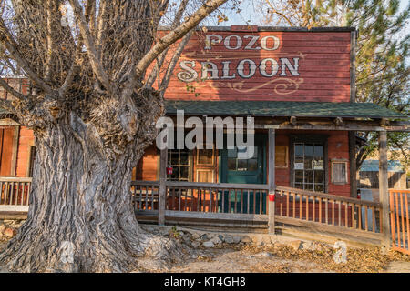 Il centro storico di Pozo Saloon, nella città di Pozo, è stato a San Luis Obispo County landmark dal 1858. È anche uno dei migliori e più autentica Foto Stock