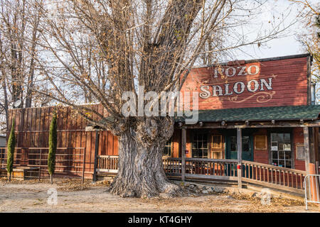 Il centro storico di Pozo Saloon, nella città di Pozo, è stato a San Luis Obispo County landmark dal 1858. È anche uno dei migliori e più autentica Foto Stock