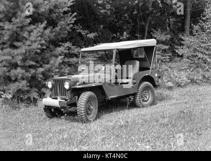 1952 Willys M38 VEICOLO MILITARE Foto Stock