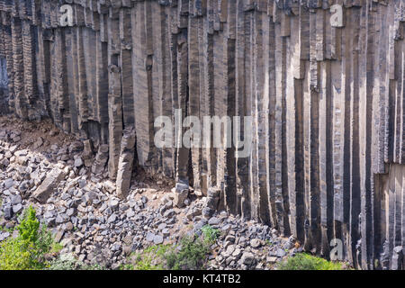 Unica meraviglia geologica sinfonia di pietre vicino a Garni, Armenia Foto Stock