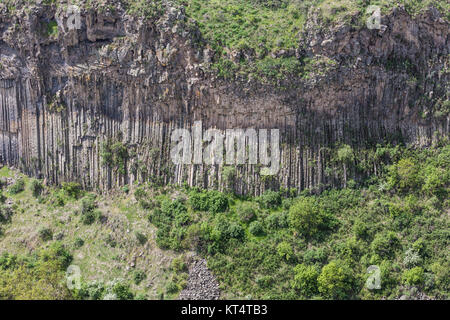 Unica meraviglia geologica sinfonia di pietre vicino a Garni, Armenia Foto Stock