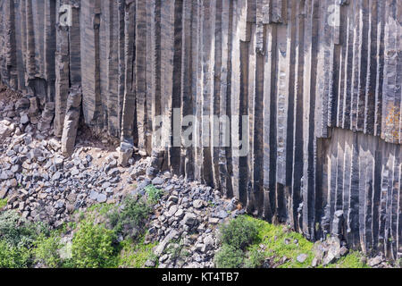 Unica meraviglia geologica sinfonia di pietre vicino a Garni, Armenia Foto Stock