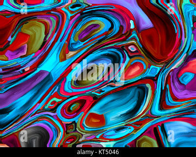 Vita interiore della realtà cellulari Foto Stock