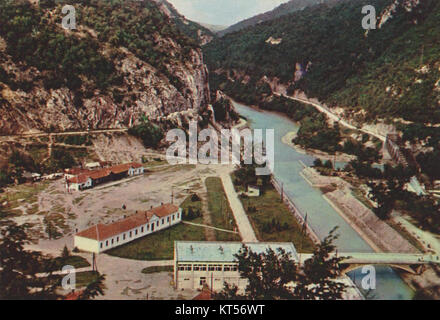 Narrow-Gauge-Railway Ostbahn-Extension Ovcar-Banja Foto Stock