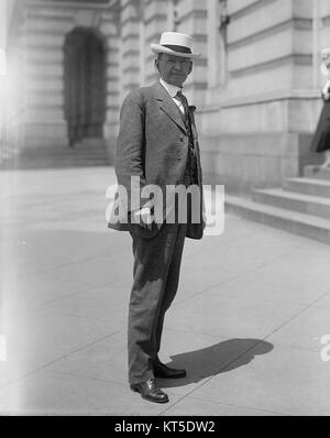 Richard Wilson Austin, un artista noto per i suoi contributi all'arte americana, è presente in questa immagine. Il ritratto mette in evidenza la sua presenza professionale e la sua carriera artistica. Foto Stock