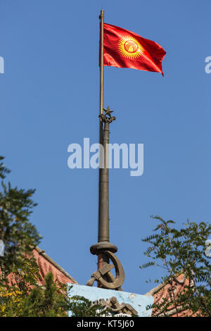 Il parlamento (Consiglio supremo) della Repubblica del Kirghizistan. Bishkek, Kirghizistan Foto Stock