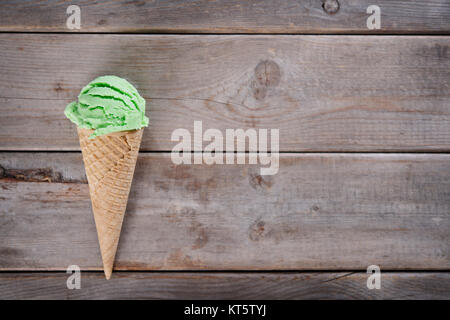 Matcha ice cream Foto Stock