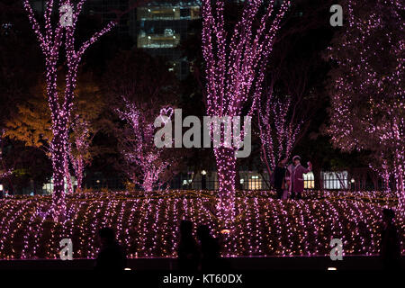 Illuminazione, Shinjuku Terrazza sud, Shinjuku, Tokyo, Giappone Foto Stock