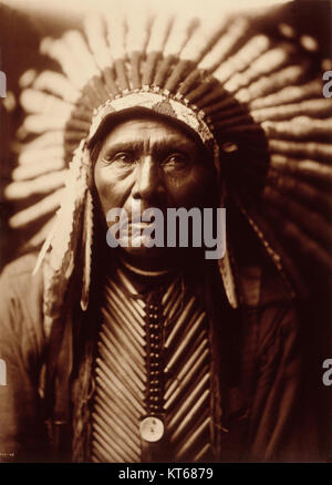 Tre cavalli da Edward S. Curtis, 1905 Foto Stock