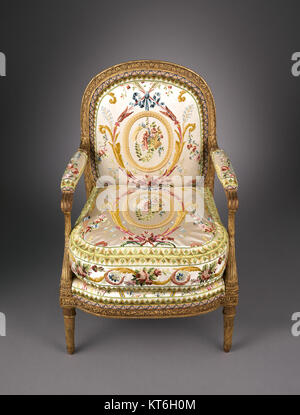 Poltrona (fauteuil C3A0 la reine) SODDISFATTE DP-601-03 Foto Stock